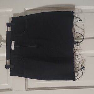 Flying Monkey black jean skirt in size 29